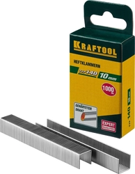 KRAFTOOL  тип 140 (G/11/57) 10 мм, 1000 шт, калибр 20GA, скобы для степлера (31680-10) 31680-10
