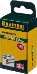 KRAFTOOL  тип 140 (G/11/57) 14 мм, 1000 шт, калибр 20GA, скобы для степлера (31680-14) 31680-14