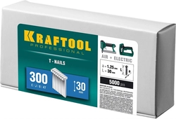 KRAFTOOL  тип 18GA (47/300/F) 30 мм, 5000 шт, гвозди для нейлера (31785-30) 31785-30