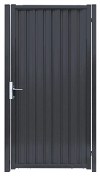 Калитка Estet 2,0х1 RAL 7024 GL 126915