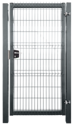 Калитка Profi с замком 2,03х1 RAL 7040 GL 51433