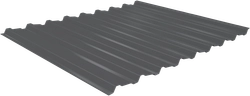 Профнастил Estet C19 0,5 PE-Double RAL 7024 мокрый асфальт GL 729010
