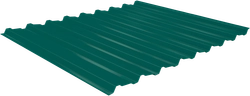 Профнастил Estet C19 0,5 PE-Double RAL 6005 зеленый мох GL 755454