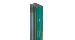 Столб 90х55х1,6х4000 RAL 6005 6 резьбовых втулок (2,03+1,03) GL 121439