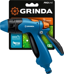 GRINDA  B-R, плавная регулировка напора, курок сзади, двухкомпонентный, поливочный пистолет, PROLine (429111) 429111