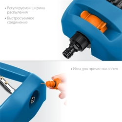 GRINDA  RO-18, 18 форсунок, ударопрочный пластик, веерный распылитель, PROLine (429345) 429345