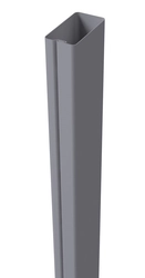 Труба 40х20х1,0х3000 RAL 7004 GL 189277