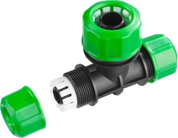 РОСТОК  RW-X1, 1/2″ х 1/2″ х 3/4″, пластик ABS, цанговый тройник (426370) 426370