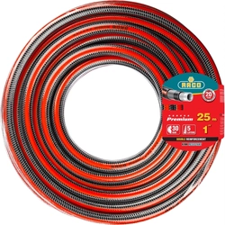 RACO  PREMIUM,  1″, 25 м, 40 атм, пятислойный армированный, защита от УФ, поливочный шланг (40300-1-25) 40300-1-25_z01