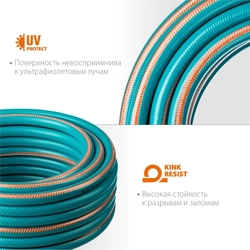 GRINDA  EXPERT 5, 3/4″ 50 м, 30 атм, пятислойный, текстильное армирование, поливочный шланг, PROLine (429007-3/4-50) 429007-3/4-50