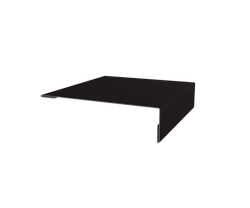 Планка мансардная Grand Line 0,45 Drap RAL 9005 черный (2м) GL 648556