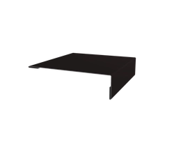 Планка мансардная Grand Line 0,45 ПЭ двухсторонний с пленкой RAL 9005 черный (2м) GL 648659