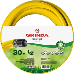 GRINDA  Comfort, 1/2″, 30 м, 30 атм, трёхслойный, армированный, поливочный шланг (8-429003-1/2-30) 8-429003-1/2-30_z02
