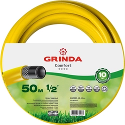 GRINDA  Comfort, 1/2″, 50 м, 30 атм, трёхслойный, армированный, поливочный шланг (8-429003-1/2-50) 8-429003-1/2-50_z02