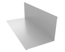 Планка примыкания 130х160 Grand Line 0,5 ПЭ с пленкой RAL 9003 сигнальный белый (2м) GL 751471