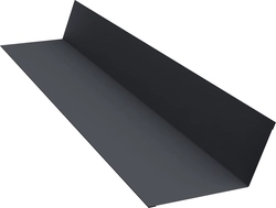 Планка примыкания 90х140 Grand Line 0,4 ПЭ с пленкой RAL 7024 мокрый асфальт (2м) GL 489535