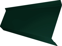 Планка примыкания в штробу 60 Grand Line 0,45 ПЭ с пленкой RAL 60 Grand Line05 зеленый мох (3м) GL 492377