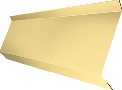 Планка примыкания в штробу 60 Grand Line 0,45 ПЭ с пленкой RAL 1014 слоновая кость (2м) GL 492442