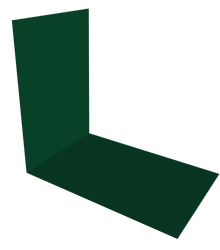 Планка снегозадержания усиливающая Grand Line 0,5 Сатин матовый ТХ RAL 6005 зеленый мох (3м) GL 542547