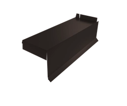 Планка торцевая сегментная Квадро профи Grand Line Правая стартовая 0,5 Velur RR 32 темно-коричневый GL 544118