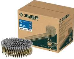 ЗУБР CNW 32 х 2.1 мм, барабанные гвозди рифленые, 14700 шт (305382-32) zb  305382-32