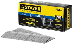 STAYER гвозди тип 300 (47/J/F), 45 мм, калибр 18GA. 5000 шт. (31530-45) zb  31530-45