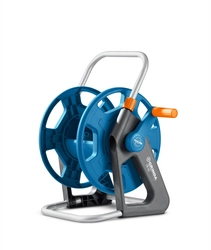GRINDA HR-45, для шлангов 45м x 1/2″ и 20м х 3/4″, стальные опоры, пластиковый барабан, катушка для шлангов, ProLine (428450) zb  428450