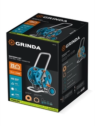 GRINDA HCK-25, шланг 25м x 1/2″, поливочный набор 4 предмета, усиленные колеса, телескопическая ручка, катушка со шлангом в комплект ProLine (428461) zb  428461