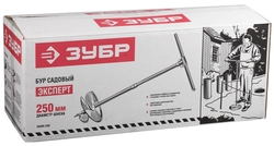 ЗУБР d 250 мм, ручной, садовый бур (39495-250) zb  39495-250
