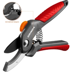 GRINDA G-24, 200 мм, с двухкомпонентными рукоятками, контактный секатор (423124) zb  423124
