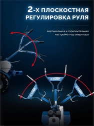 ЗУБР АР-5 редуктор, 6 скоростей, увеличенные колеса, мотоблок бензиновый, Профессионал (МБ5-500) zb  мб5-500