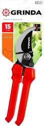 GRINDA  G-33, 200 мм, закаленные лезвия, тефлоновое покрытие, пластиковые рукоятки, плоскостной секатор (40211) 40211_z02