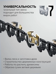 STEHER тип 23, 20 см, шаг 1/4″, паз 1.1 мм, 45 звеньев, цепь (75323-20) zb  75323-20