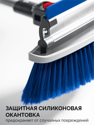 ЗУБР телескопическая щётка с поворотной головой и водосгоном от снега автомобильная, 940-1310 мм, Профессионал (61063) zb  61063