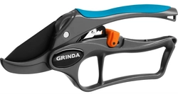GRINDA  P-33, 200 мм, закаленная сталь, с храповым механизмом, алюминиевые рукоятки с эфесом, контактный секатор, PROLine (423433) 423433