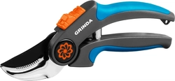 GRINDA  P-55, 205 мм, с двухкомпонентными рукоятками, плоскостной секатор, PROLine (423455) 423455