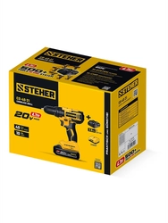 STEHER 20 В, 40 Н·м, 1 АКБ LMS (2 А·ч), дрель-шуруповерт (CD-40-21) zb  cd-40-21