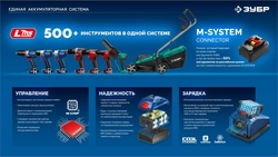 ЗУБР 20 В, ″Сотка″ d105 мм, 1 АКБ LMS (2 А·ч), компактная УШМ, сумка, Профессионал (AB-100-850-21) zb  ab-100-850-21