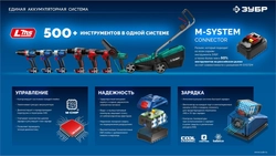 ЗУБР High Power, 20 В, 3.0 А·ч, аккумулятор LMS, ПРОФЕССИОНАЛ (BP-H-20-3) zb  bp-h-20-3