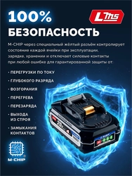 ЗУБР High Power, 20 В, 4.0 А·ч, аккумулятор LMS, ПРОФЕССИОНАЛ (BP-H-20-4) zb  bp-h-20-4