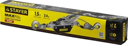 STAYER MAXPull, 1.5 т, 2.4 м, ручная рычажная лебедка (4310-1.5) zb  880240