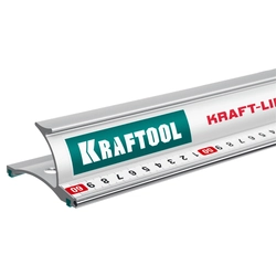 KRAFTOOL KRAFT-LINE, 0.6 м, усиленная алюминиевая линейка со стальной направляющей (34275-60) zb  34275-60