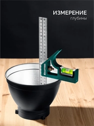 KRAFTOOL Combi 300 мм, Комбинированный многофункциональный угольник (34371) zb  34371