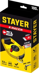 STAYER RACER 100 м геодезическая стальная мерная лента (34186-100) zb  34186-100