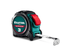 KRAFTOOL AutoStop 3м х 16мм, профессиональная рулетка с автостопом (3412-3-16) zb  3412-3-16_z01