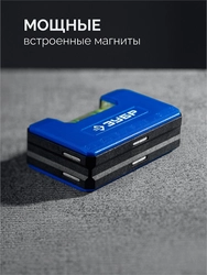 ЗУБР КОМПАКТ - М, 65 мм, магнитный компактный уровень, Профессионал (34550) zb  34550