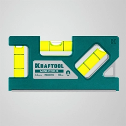 KRAFTOOL Mini-Pro 3, 100 мм, магнитный компактный уровень (34861-010) zb  34861-010