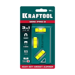 KRAFTOOL Mini-Pro 3, 100 мм, магнитный компактный уровень (34861-010) zb  34861-010