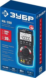 ЗУБР МА-200 мультиметр цифровой zb  59803