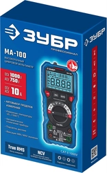 ЗУБР МА-100 цифровой мультиметр (59808) zb  59808